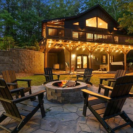 Lux Mtn Cabin - Hot Tub, Fire Pit, Game Room Franklin Zewnętrze zdjęcie