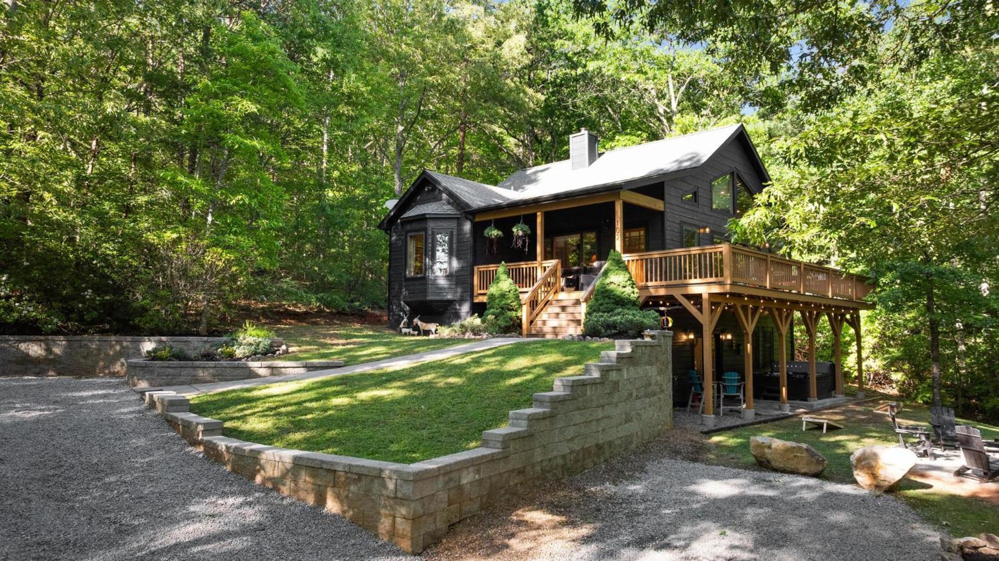 Lux Mtn Cabin - Hot Tub, Fire Pit, Game Room Franklin Zewnętrze zdjęcie