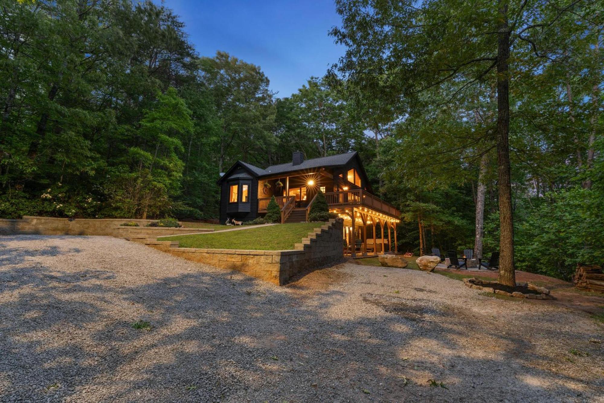 Lux Mtn Cabin Hot Tub, Fire Pit, Game Room 3Bd Franklin Zewnętrze zdjęcie